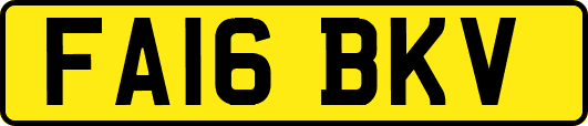FA16BKV