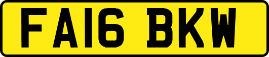 FA16BKW