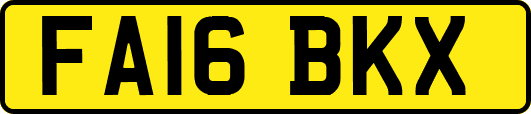 FA16BKX