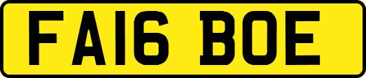 FA16BOE