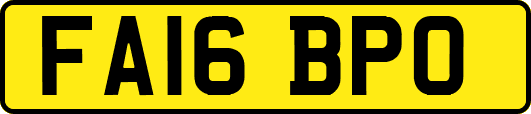 FA16BPO