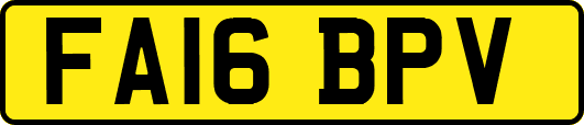 FA16BPV