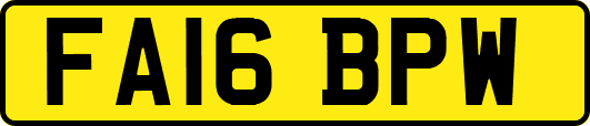FA16BPW