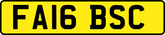 FA16BSC