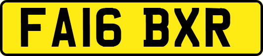 FA16BXR