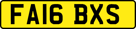 FA16BXS