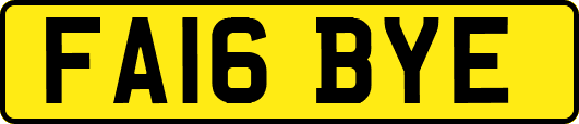 FA16BYE