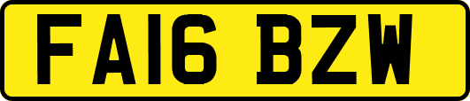 FA16BZW