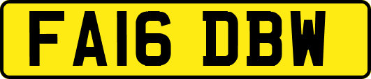 FA16DBW