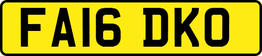 FA16DKO