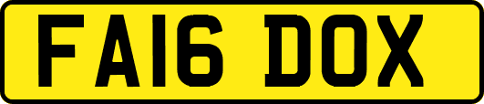 FA16DOX