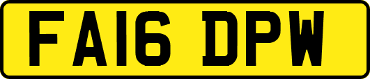 FA16DPW