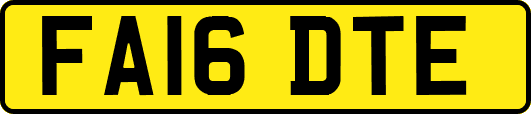 FA16DTE