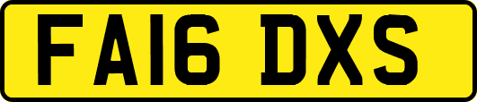 FA16DXS