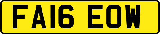 FA16EOW