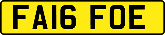 FA16FOE