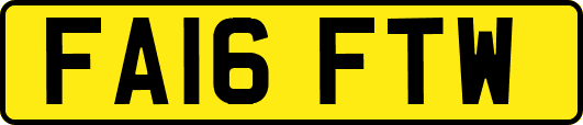 FA16FTW