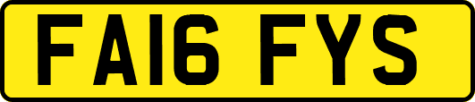 FA16FYS