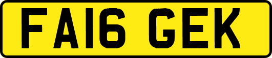 FA16GEK