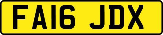 FA16JDX
