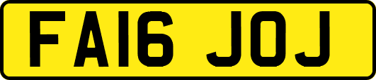FA16JOJ