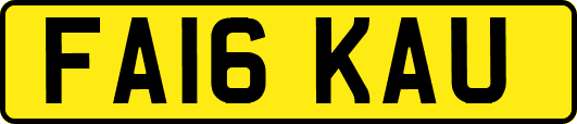 FA16KAU