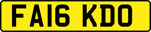 FA16KDO