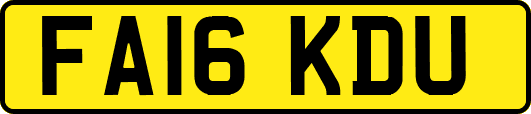 FA16KDU