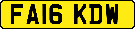 FA16KDW