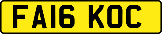 FA16KOC