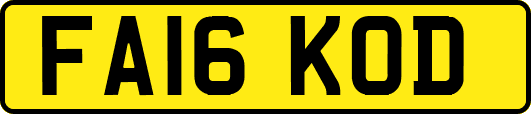 FA16KOD