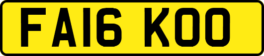 FA16KOO