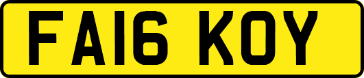 FA16KOY