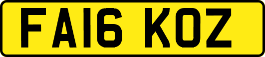 FA16KOZ