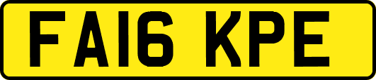 FA16KPE