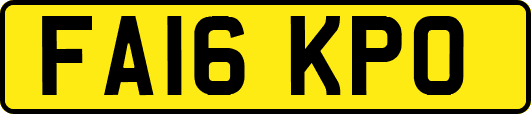 FA16KPO