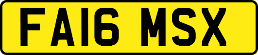 FA16MSX