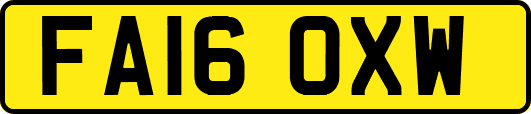 FA16OXW