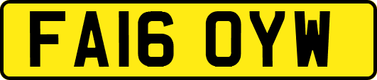 FA16OYW