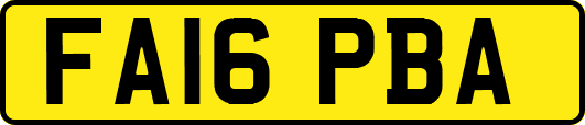 FA16PBA