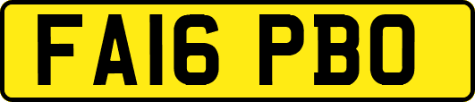 FA16PBO