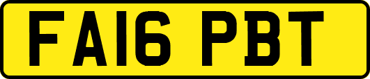 FA16PBT