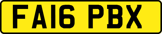 FA16PBX