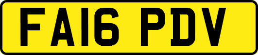 FA16PDV