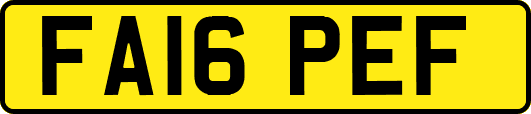 FA16PEF