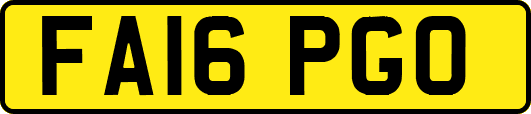 FA16PGO