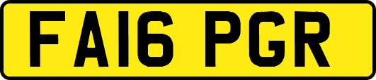 FA16PGR