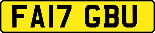 FA17GBU