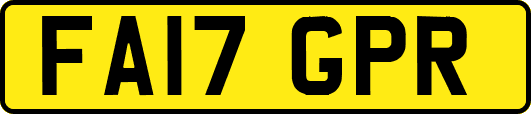 FA17GPR