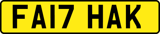 FA17HAK